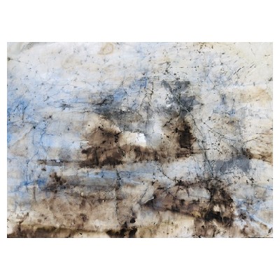 Milchstra&szlig;e, Tusche auf Papier, 100x70 cm